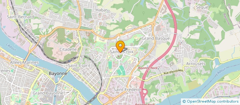 localisation de l'entreprise MONSIEUR NAJIB HOSSEINI  BAYONNE