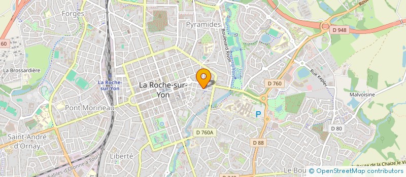 localisation de l'entreprise MONSIEUR NAJIB JABARKHEL à LA ROCHE-SUR-YON