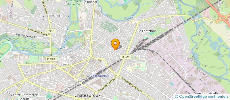 localisation de l'entreprise MONSIEUR NAJIB LEMCELLI  CHATEAUROUX