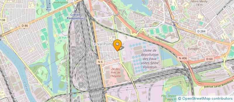 localisation de l'entreprise MONSIEUR NAJIB MAALOUF  VALENTON