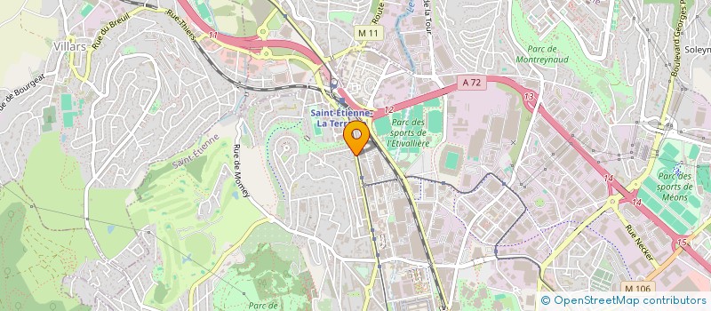 localisation de l'entreprise MONSIEUR NAJIB MHACHANE  SAINT-ETIENNE