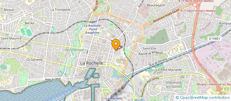 localisation de l'entreprise MONSIEUR NAJIB MORET  LA ROCHELLE