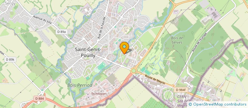 localisation de l'entreprise MONSIEUR NAJIB OUCHTATI à SAINT-GENIS-POUILLY