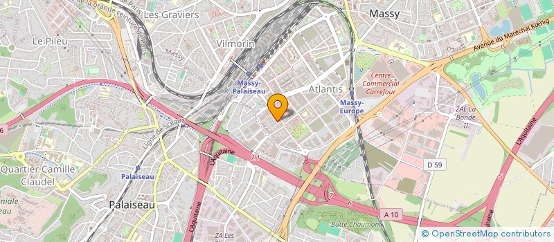 localisation de l'entreprise MONSIEUR NAJIB ROUHANA  MASSY