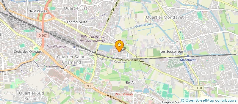 localisation de l'entreprise MONSIEUR NAJIB SALIM  AVIGNON