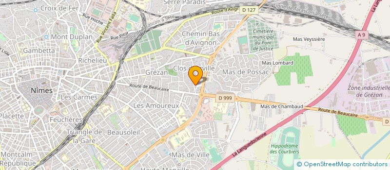 localisation de l'entreprise MONSIEUR NAJIB TAOUTAOU à NIMES