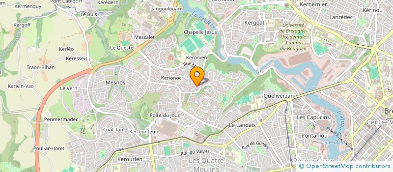 localisation de l'entreprise MONSIEUR NAJIB TOUAOULA à BREST
