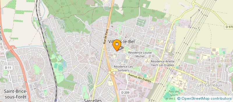 localisation de l'entreprise MONSIEUR NAJIB ZERROUK  VILLIERS-LE-BEL