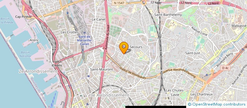 localisation de l'entreprise MONSIEUR NAJIB ZERZERI  MARSEILLE