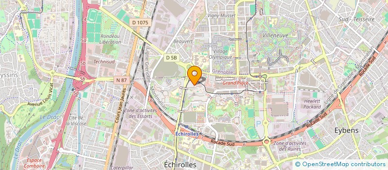 localisation de l'entreprise MONSIEUR NAJIBOLLA DARVISHI à ECHIROLLES