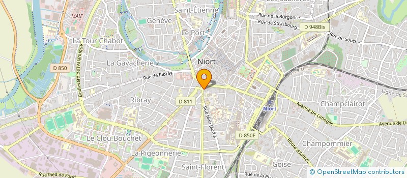 localisation de l'entreprise MONSIEUR NAJIBULLAH BAQI  POITIERS