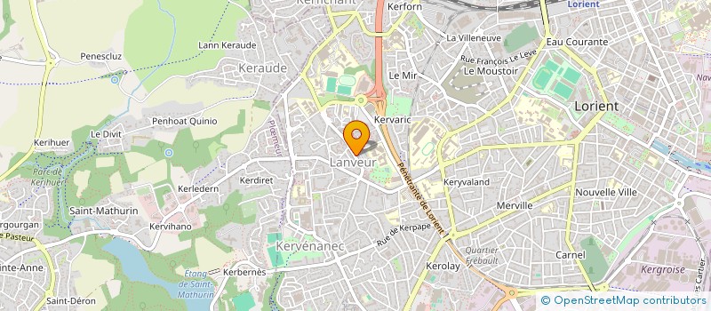 localisation de l'entreprise MONSIEUR NAJIBULLAH HOTAK  LORIENT