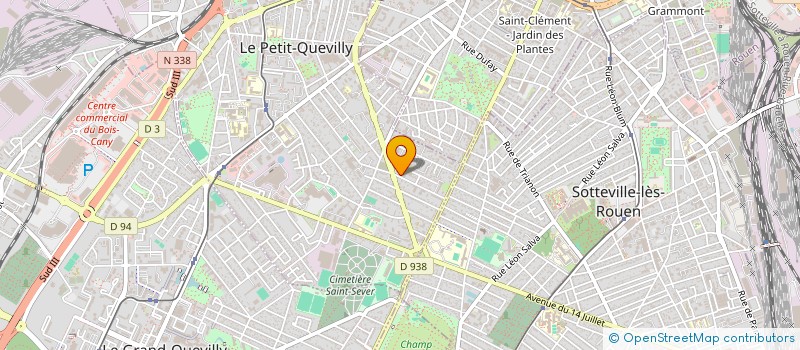 localisation de l'entreprise MONSIEUR NAJIBULLAH WAHADI  LE PETIT-QUEVILLY