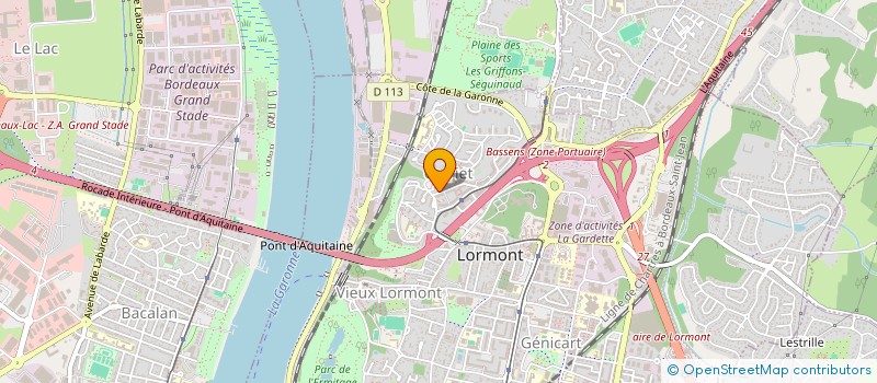 localisation de l'entreprise MONSIEUR NAJID BOUHRAOUA  LORMONT