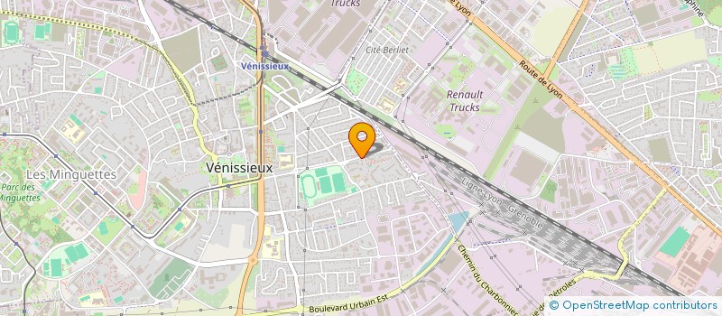 localisation de l'entreprise MONSIEUR NAJID HASSANI  VENISSIEUX