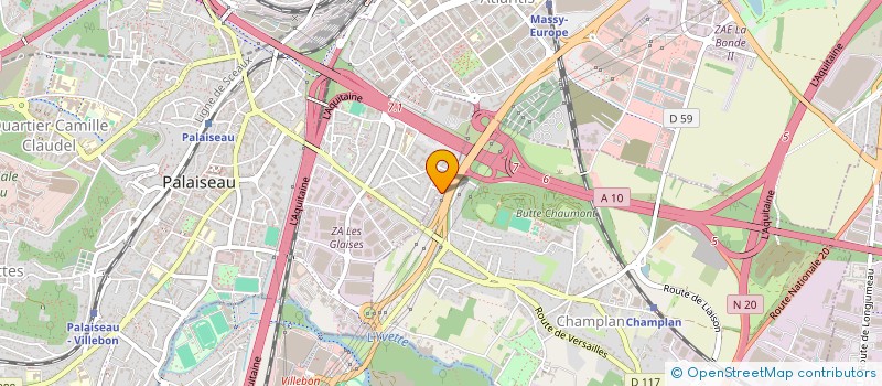 localisation de l'entreprise MONSIEUR NAJIDE SAADOUN  CHAMPLAN