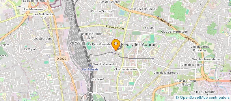 localisation de l'entreprise MONSIEUR NAJIM AKAOUCH à FLEURY-LES-AUBRAIS