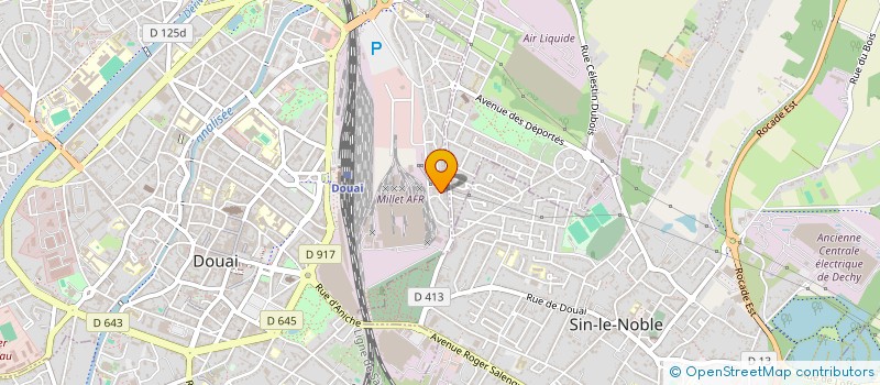 localisation de l'entreprise MONSIEUR NAJIM BOUZIANI à DOUAI