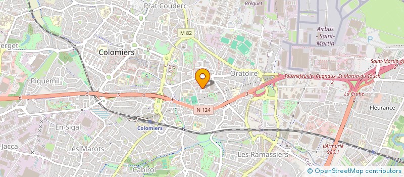 localisation de l'entreprise MONSIEUR NAJIM CHOUGRANI à COLOMIERS
