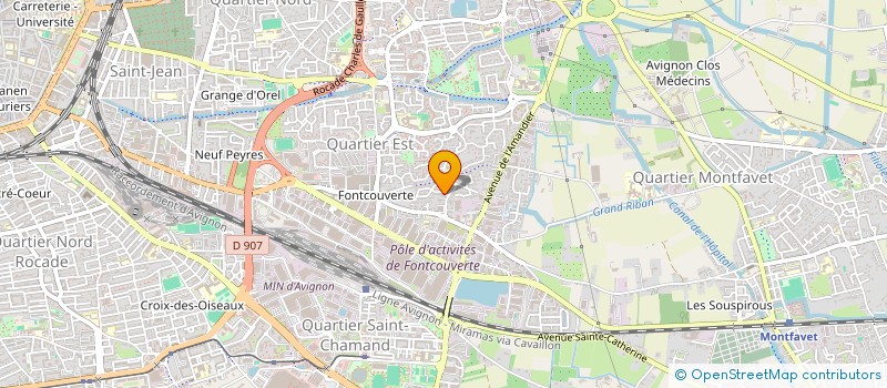 localisation de l'entreprise MONSIEUR NAJIM DAOUAIRI  AVIGNON