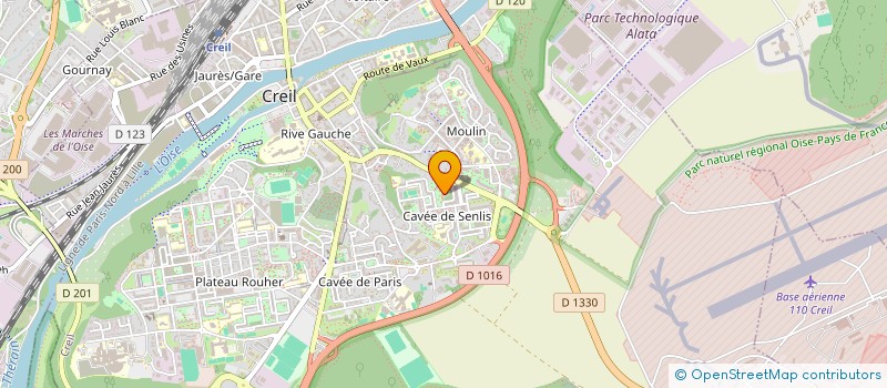 localisation de l'entreprise MONSIEUR NAJIM EL BOUZEGAOUI  CREIL