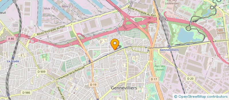 localisation de l'entreprise MONSIEUR NAJIM EL MOURABIT à GENNEVILLIERS