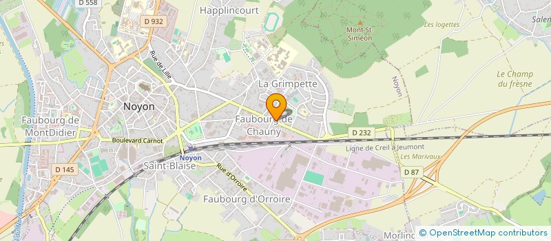 localisation de l'entreprise MONSIEUR NAJIM EL OUAAZZANI  NOYON