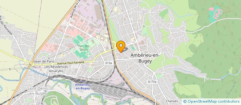 localisation de l'entreprise MONSIEUR NAJIM LEMMOUI  AMBERIEU-EN-BUGEY