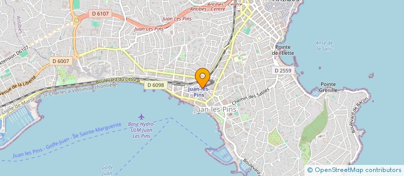 localisation de l'entreprise MONSIEUR NAJIM LYAMMOURI  ANTIBES