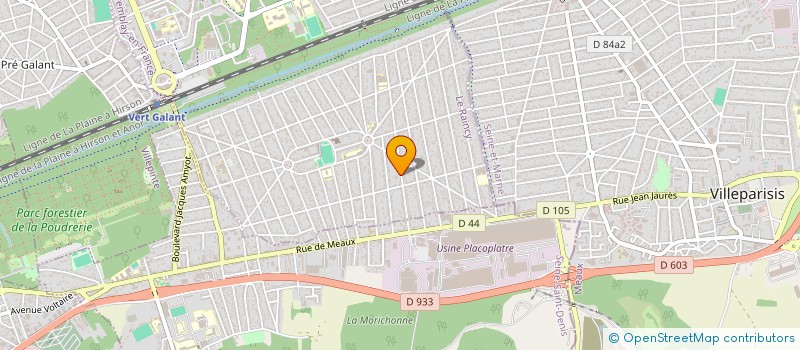 localisation de l'entreprise MONSIEUR NAJIM MEZRAI  TREMBLAY-EN-FRANCE