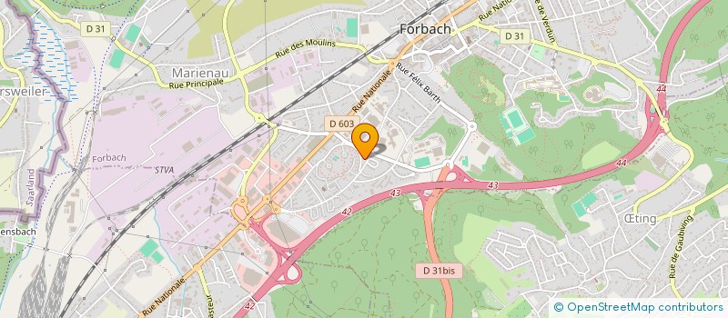 localisation de l'entreprise MONSIEUR NAJIM ZAALOUK  FORBACH