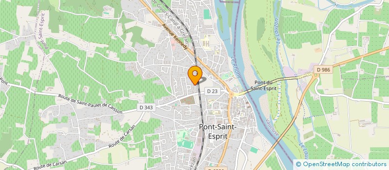 localisation de l'entreprise MONSIEUR NAJIME EL ASRI  PONT-SAINT-ESPRIT