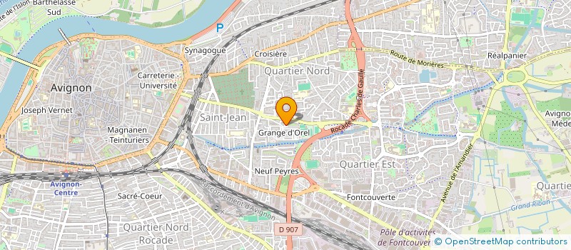 localisation de l'entreprise MONSIEUR NAJMEDDINE ADAM DAOUD OSMAN  AVIGNON