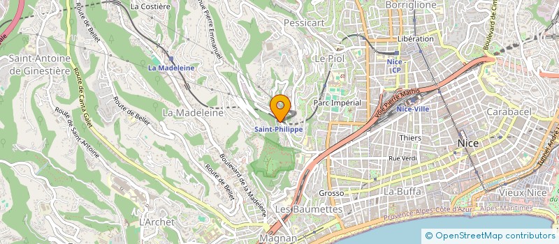 localisation de l'entreprise MONSIEUR NAJMEDDINE BOUROUROU à NICE