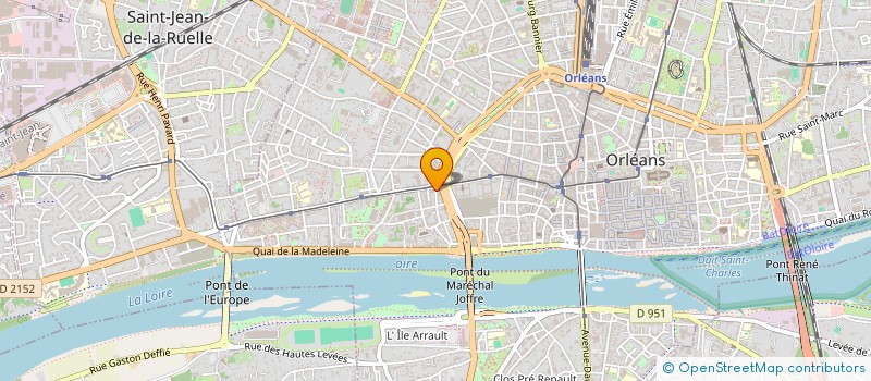 localisation de l'entreprise MONSIEUR NAJMOUDI DJAMBOULATOV à ORLEANS