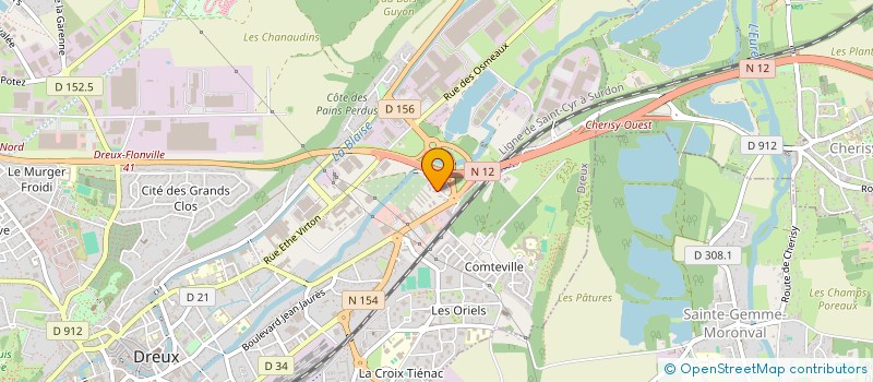 localisation de l'entreprise MONSIEUR NAJUM UL HASSAN SHAH à DREUX