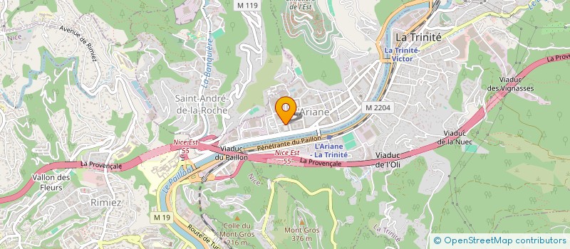 localisation de l'entreprise MONSIEUR NAKDINE MOHAMED à NICE