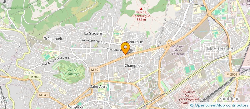 localisation de l'entreprise MONSIEUR NAKHLI DABBABI  CLERMONT-FERRAND