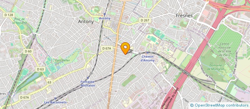 localisation de l'entreprise MONSIEUR NAM NHI NGUYEN  ANTONY