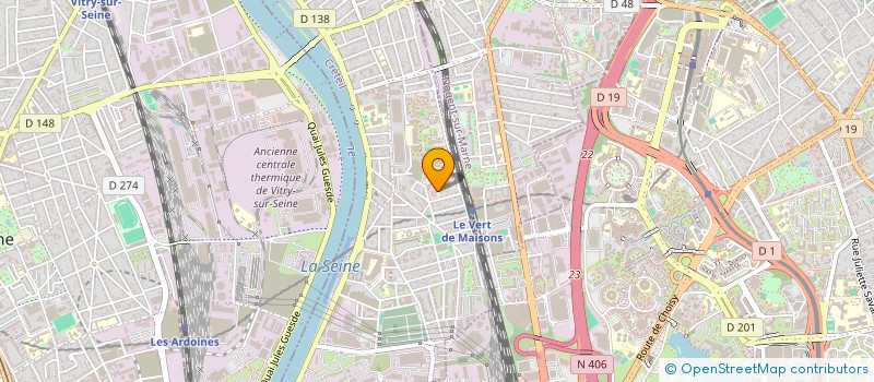 localisation de l'entreprise MONSIEUR NAMA SACKO  ALFORTVILLE