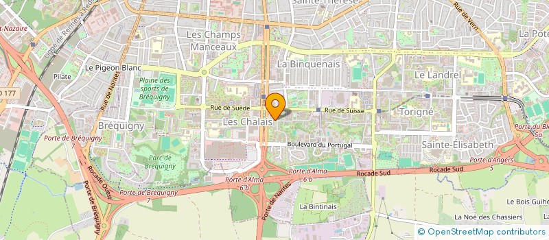 localisation de l'entreprise MONSIEUR NAMANDJAN KEITA  RENNES