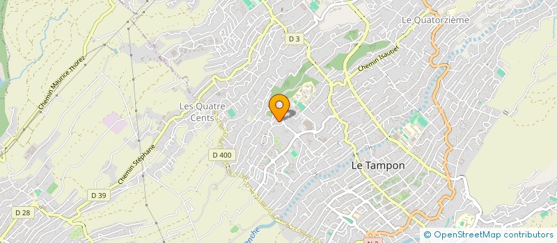 localisation de l'entreprise MONSIEUR NAMBININA ANDRIAMALALA à LE TAMPON