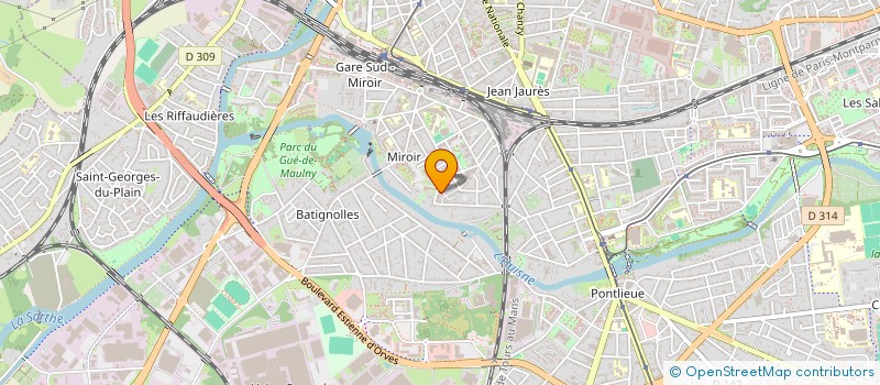 localisation de l'entreprise MONSIEUR NAMDJID ABOUBACAR  LE MANS