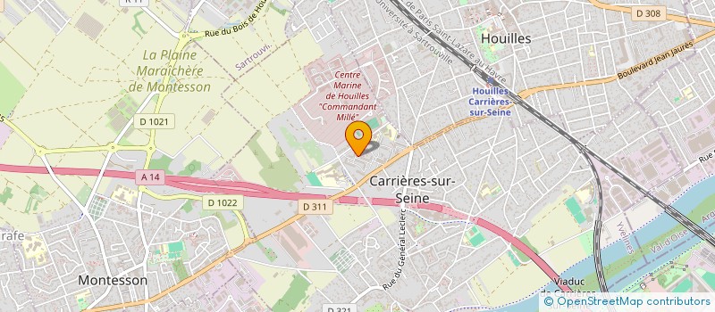 localisation de l'entreprise MONSIEUR NAMENTA-BADEL KIAKOKO  CARRIERES-SUR-SEINE