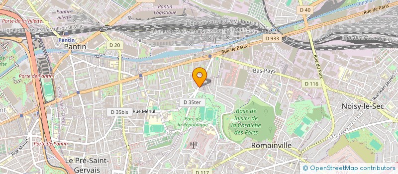 localisation de l'entreprise MONSIEUR NAMIR ABDEL MESSEEH à PANTIN