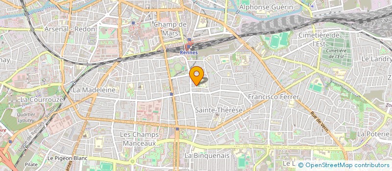 localisation de l'entreprise MONSIEUR NAMIRA ATMANI  RENNES