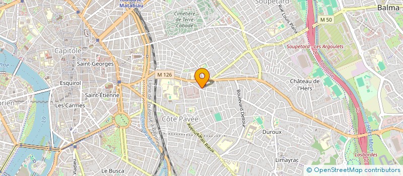 localisation de l'entreprise MONSIEUR NAMORY COULIBALY  TOULOUSE