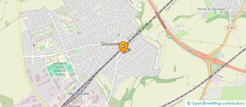 localisation de l'entreprise MONSIEUR NAMORY KARABOUE  GOUSSAINVILLE