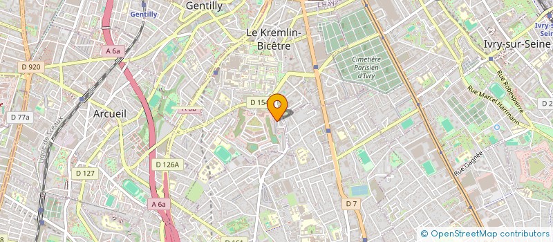 localisation de l'entreprise MONSIEUR NAMORY MEITE  LE KREMLIN-BICETRE