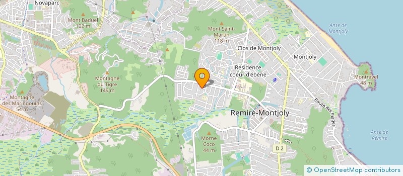 localisation de l'entreprise MONSIEUR NAMOUDOU CAMARA à REMIRE-MONTJOLY